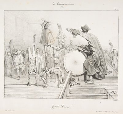ग्रेंड्स सौतेरर्स ;, ला कैरिकेचर से, 1823-60। द्वारा अलेक्जेंड्रे गेब्रियल डिकैम्प्स