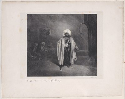 स्थायी तुर्क, 1831। द्वारा अलेक्जेंड्रे गेब्रियल डिकैम्प्स