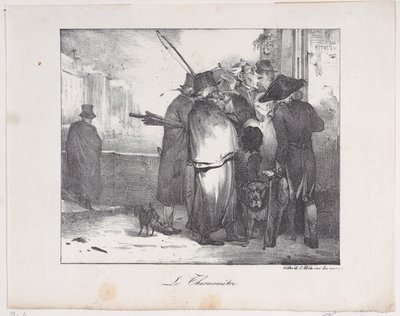 थर्मामीटर, 1823। द्वारा अलेक्जेंड्रे गेब्रियल डिकैम्प्स