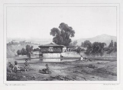 तुर्की बैरक, 1823-60। द्वारा अलेक्जेंड्रे गेब्रियल डिकैम्प्स