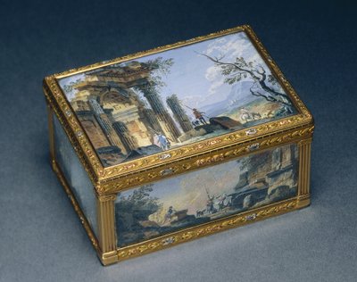 आयताकार बॉक्स, c.1840-50 द्वारा अलेक्जेंड्रे लेफ़्रे