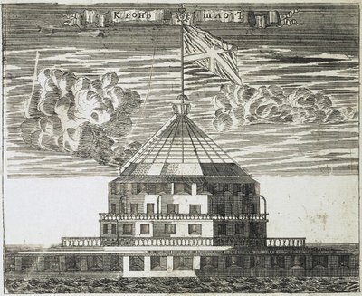क्रोनस्टाट में फोर्ट क्रोनश्लोट, 1717 द्वारा एलेक्सी इवानोविच रोस्तोवत्सेव