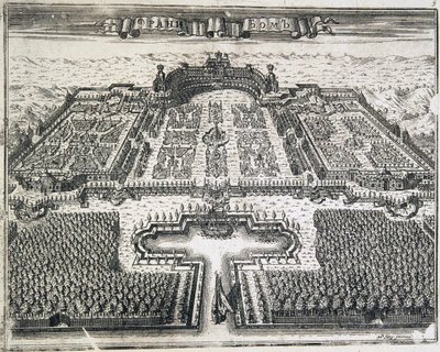 ओरानियानबाम, 1717। द्वारा एलेक्सी इवानोविच रोस्तोवत्सेव