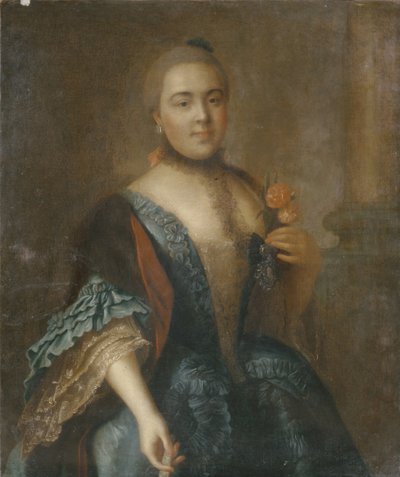 काउंटेस एलिजाबेथ वोरोत्सोवा का पोर्ट्रेट 1739-1792, 1762 द्वारा एलेक्सी पेट्रोविच एंट्रोपोव