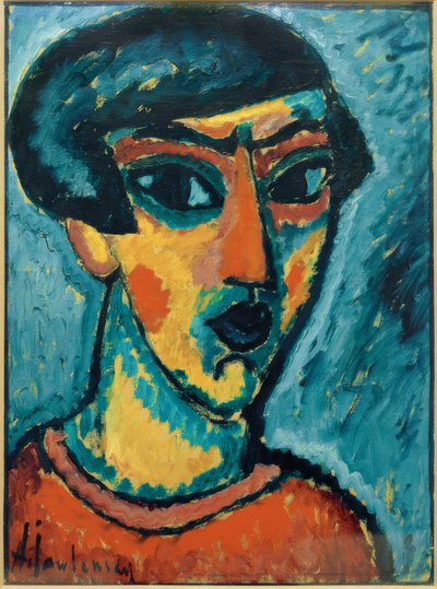 नीले रंग में सिर द्वारा Alexej von Jawlensky