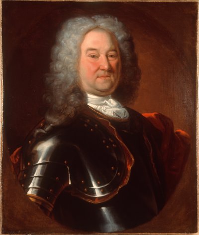 कप्तान रॉबर्ट पार्कर, आयरलैंड की रॉयल रेजिमेंट, c.1720 (कैनवास पर तेल) द्वारा एलेक्सिस साइमन बेले