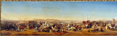 अल्जीरिया की विजय (1830-1847): "" अब्द अल कादर (अब्द-अल-कादर या इब्न मुही अल-दीन अल-हसानी) के स्मला (स्माला) पर कब्जा (1807-1883) तागुइन में औमले के ड्यूक द्वारा द्वारा अल्फ्रेड चार्ल्स फर्डिनेंड डिकेन
