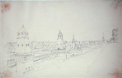 मॉस्को, 1827 द्वारा अल्फ्रेड गोमर्सल विकर्स