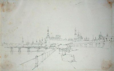 मॉस्को, 1827 द्वारा अल्फ्रेड गोमर्सल विकर्स