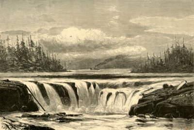 विलमेट का जलप्रपात, 1872। द्वारा अल्फ्रेड हैराली