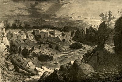 पोटोमैक का महान जलप्रपात, 1874। द्वारा अल्फ्रेड हैराली