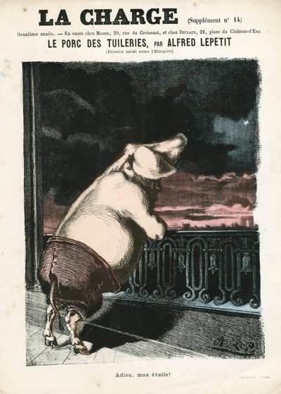 चार्ज (1870), नंबर 15, रंग में व्यंग्य द्वारा अल्फ्रेड ले पेटिट
