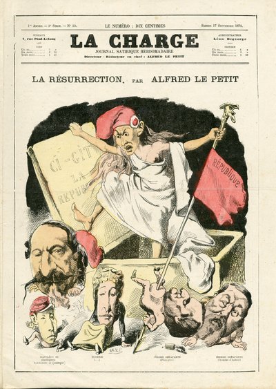 चार्ज (1870), संख्या 23, रंग में व्यंग्य द्वारा अल्फ्रेड ले पेटिट