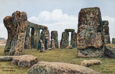 इनर और आउटर सर्कल, स्टोनहेंज द्वारा अल्फ्रेड रॉबर्ट क्विंटन