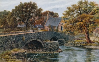 Llanystrumwdy Bridge, Nr। Criccieth द्वारा अल्फ्रेड रॉबर्ट क्विंटन