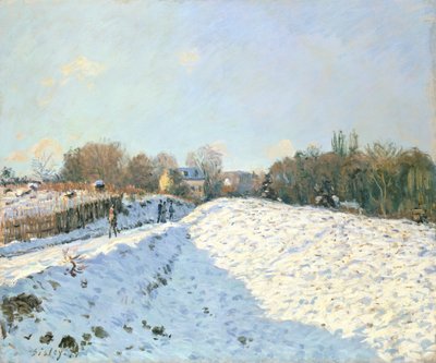 अर्जेंटीना पर बर्फ का प्रभाव, 1874 द्वारा Alfred Sisley