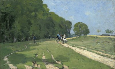 Parc de Courances के पास पथ; 1868 में Parc de Courances के पास पथ द्वारा अल्फ्रेड सिसली