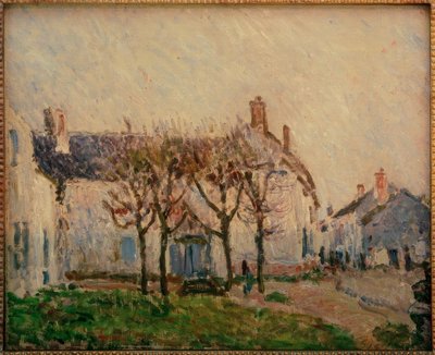 Moret-sur-Loing में स्ट्रीट द्वारा अल्फ्रेड सिसली