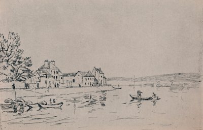 द बैंक ऑफ़ लोइंग, c.1880s, 1946 द्वारा अल्फ्रेड सिसली
