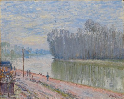 लोइंग नहर, सुबह; लोइंग कैनाल, सुबह प्रभाव, 1896 द्वारा अल्फ्रेड सिसली