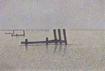Nieuwpoort में इंग्लिश चैनल। 1889 के आसपास द्वारा अल्फ्रेड विलियम फिंच