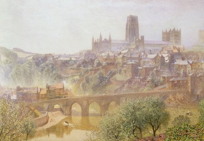 एल्वेट ब्रिज, डरहम, 1876 द्वारा अल्फ्रेड विलियम हंट