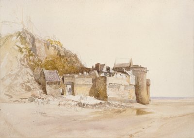 मोंट सेंट मिशेल, द आउटर गेट, c1876 द्वारा अल्फ्रेड विलियम हंट