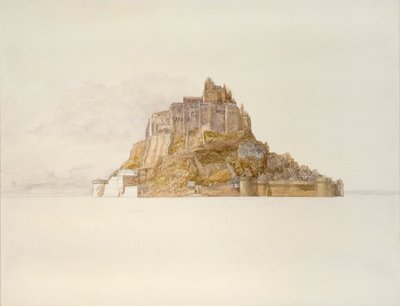 सैंड्स से मोंट सेंट मिशेल, c1876 द्वारा अल्फ्रेड विलियम हंट