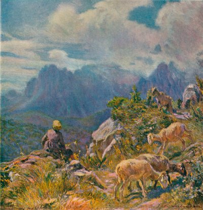 अपुआन आल्प्स में चारागाह, c1922 द्वारा अल्फ्रेडो Vaccari
