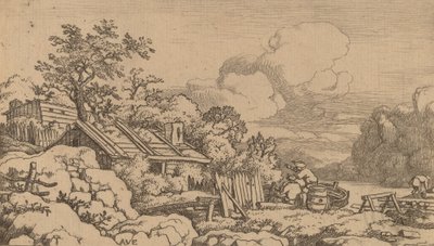 बढ़ई की झोपड़ी, शायद सी। 16451656. द्वारा एलर्ट वैन एवरडिंगन