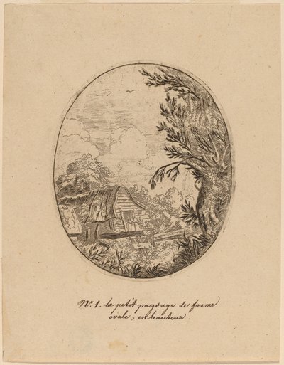 पेड़ों के बीच हैमलेट, शायद c. 16451656. द्वारा एलर्ट वैन एवरडिंगन