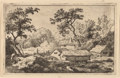 जलप्रपात के नीचे मिल, शायद c. 16451656. द्वारा एलर्ट वैन एवरडिंगन