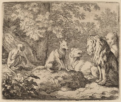 रेनार्ड टेल्स ए स्टोरी ऑफ़ हिडन ट्रेज़र, शायद c. 16451656. द्वारा एलर्ट वैन एवरडिंगन