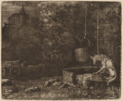वुल्फ एंड द वेल, शायद c. 16451656. द्वारा एलर्ट वैन एवरडिंगन