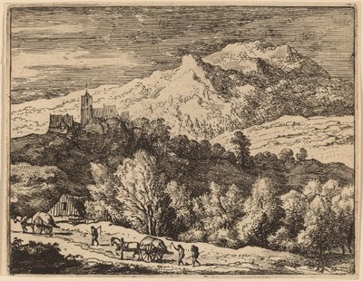 दो गाड़ियां, शायद सी. 16451656. द्वारा एलर्ट वैन एवरडिंगन
