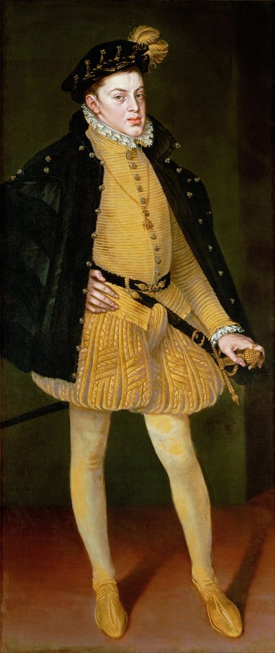 ऑस्ट्रिया के चार्ल्स (1545-1568) - डॉन कार्लोस, ऑस्टुरियस के राजकुमार - अलोंसो सांचेज़ कोएलो द्वारा पेंटिंग (1531-1588) - 1564 - कैनवास पर तेल - 186x82,5 - कला इतिहास संग्रहालय, वियना द्वारा अलोंसो सांचेज़ कोएलो