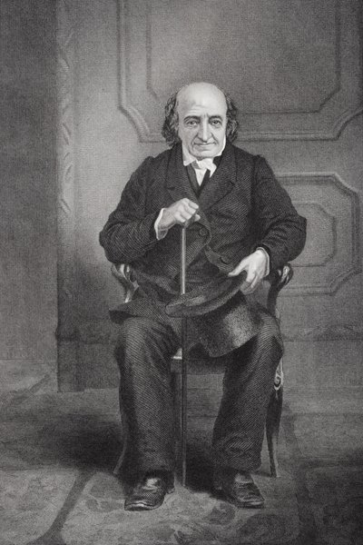 अल्बर्ट गैलैटिन का पोर्ट्रेट (1761-1849) (लिथो) द्वारा अलोंजो चैपल