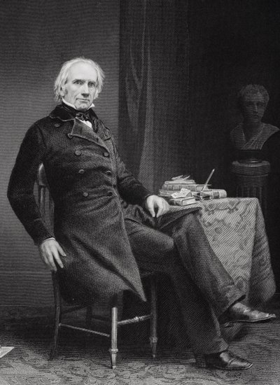 हेनरी क्ले का पोर्ट्रेट (1777-1852) द्वारा अलोंजो चैपल