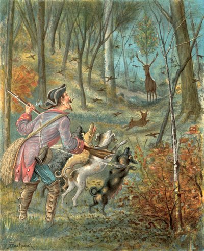 बैरन Munchhausen (क्रोमोलिथो) का रोमांच द्वारा अल्फोंस अदोलपे बिचर्ड