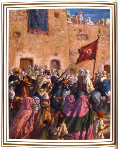 जिहाद या पवित्र युद्ध के लिए प्रस्थान, 1918 द्वारा अल्फोंस एटीन डिनेट