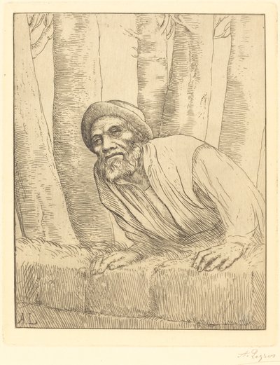 दीवार पर चढ़ता हुआ आदमी (एल#39;एस्केलेड) द्वारा अल्फोंस लेग्रोस