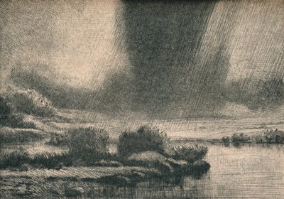 द स्टॉर्म, c1890 द्वारा अल्फोंस लेग्रोस