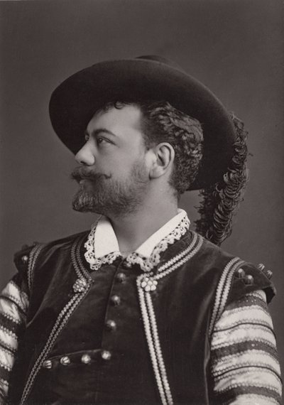 विक्टर मौरेल का पोर्ट्रेट (1848-1923) मोजार्ट के डॉन जियोवानी के रूप में फ्रेंच बैरिटोन - अल्फोंस जस्टिन लिबर्ट द्वारा फोटोग्राफी (1827-1914) द्वारा अल्फोंस लिबर्ट