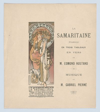 सामरी महिला, 1897 द्वारा अल्फोंस मुचा