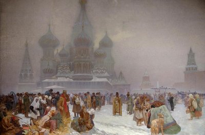 रूस में निर्बलता का उन्मूलन, 1914 द्वारा Alphonse Mucha