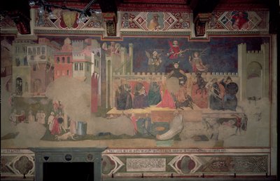 बैड सरकार का रूपक, 1388-40 (136325 भी देखें) द्वारा एम्ब्रोगियो लोरेंजेटी