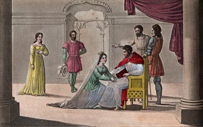 फ्रांस की एम्मा (894-934) अपने पति के घुटनों चुंबन राउल (890-936 के लगभग) जिसे वह चार्ल्स III की कैद सरल दौरान राजा के रूप में चुना है - 1825 में Ambroise Tardieu द्वारा ड्रा और कब्र द्वारा एम्ब्रोडि टार्डिउ