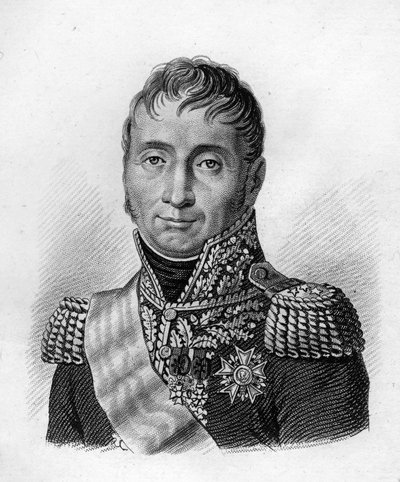 जीन डोमिनिक COMPANS (1769-1845) - "" फ्रांसीसी की जीत और विजय के बाद फ्रांसीसी जनरलों के चित्र ""। 1818 में एम्ब्रोज़ टार्डियू द्वारा उकेरा गया। स्टेला संग्रह। द्वारा एम्ब्रोडि टार्डिउ