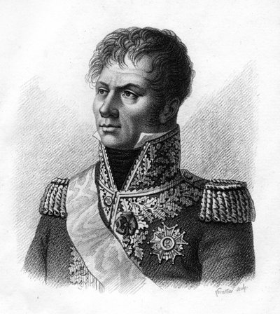ले मारेचल लॉरेंट, मार्क्विस डी गौवियन - सेंट - साइर (1764-1830) - "फ्रांसीसी की जीत और विजय के बाद फ्रांसीसी जनरलों के चित्र" में। 1818 में एम्ब्रोज़ टार्डियू द्वारा उकेरा गया। स्टेला संग्रह। द्वारा एम्ब्रोडि टार्डिउ