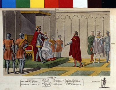 लुई VIII का कहना है कि "द लायन" (1187 - 1226), कैपेटियन राजवंश, राजा हेनरी III के एक दूत को गर्व और दृढ़ता के साथ जवाब देता है। वास्तव में, उन्होंने हेनरी III के खिलाफ युद्ध छेड़ा, जिन्होंने ड्यूक ऑफ गुयाना के रूप में उनके अभिषेक में शामिल होने स द्वारा एम्ब्रोडि टार्डिउ